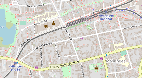 Agentur auf Satellitenbild