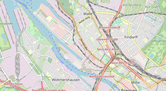 Agentur auf Karte