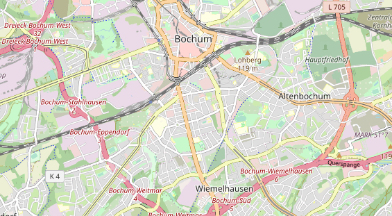 Agentur auf Karte