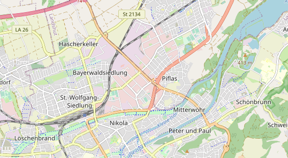 Agentur auf Karte