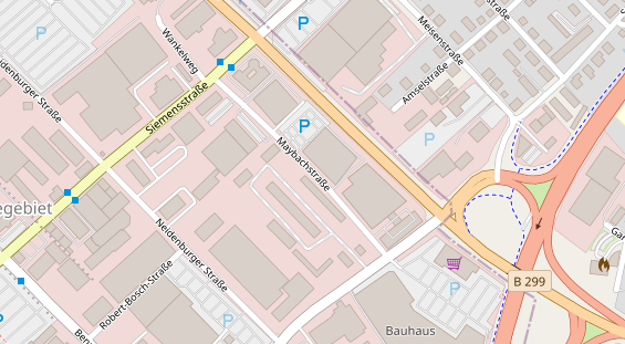 Agentur auf Satellitenbild