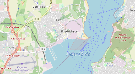 Agentur auf Karte