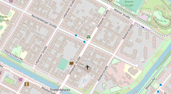 Agentur auf Satellitenbild