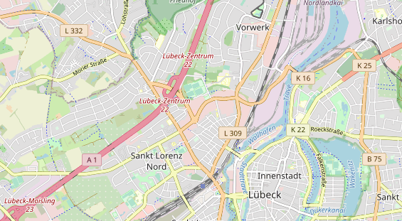 Agentur auf Karte