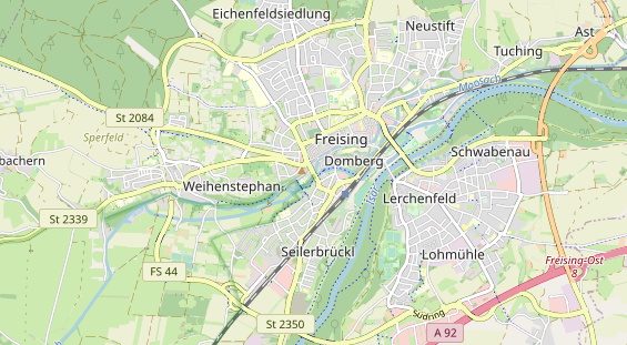 Agentur auf Karte