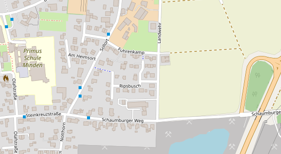 Agentur auf Satellitenbild