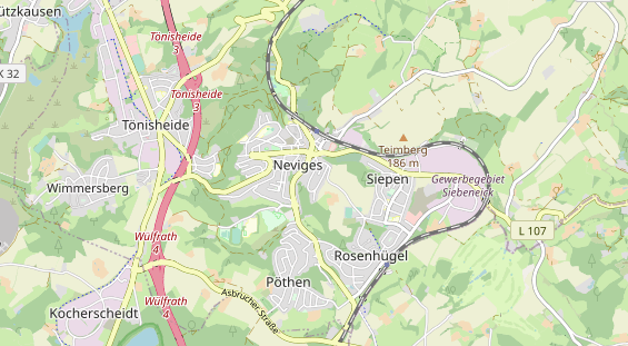 Agentur auf Karte