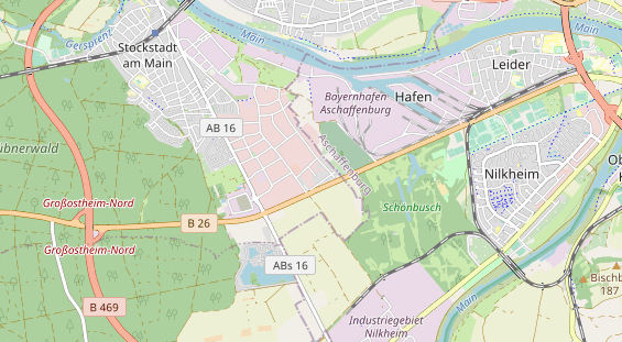 Agentur auf Karte