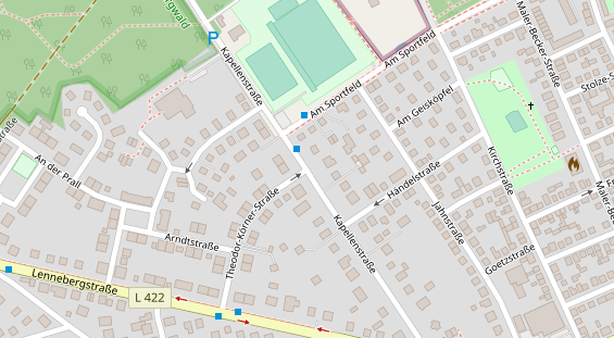 Agentur auf Satellitenbild