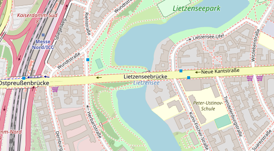 Agentur auf Satellitenbild