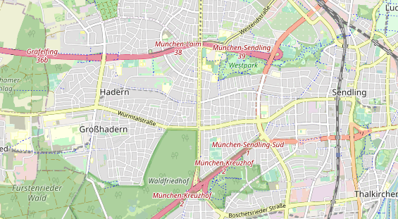 Agentur auf Karte