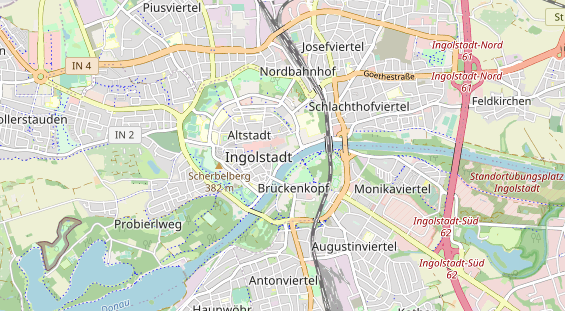 Eventlocations auf Karte