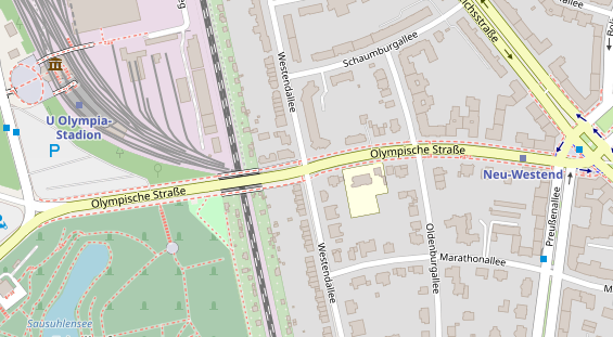 Agentur auf Satellitenbild