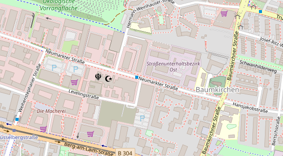 Agentur auf Satellitenbild