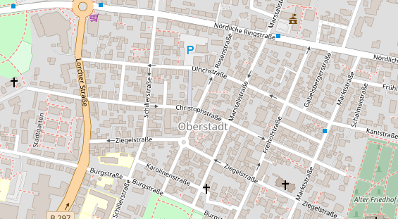 Agentur auf Satellitenbild