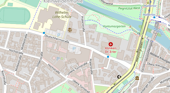 Agentur auf Satellitenbild