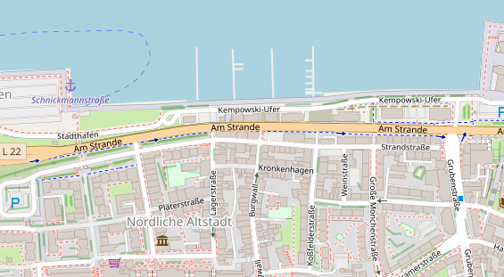 Agentur auf Satellitenbild