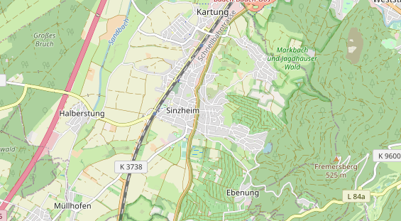Agentur auf Karte