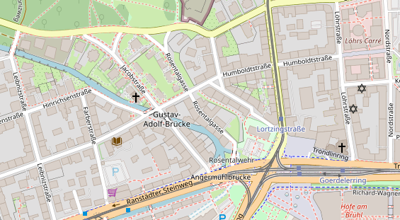Agentur auf Satellitenbild