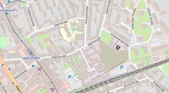 Agentur auf Satellitenbild