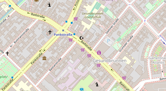Agentur auf Satellitenbild