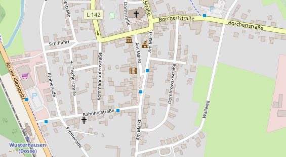 Agentur auf Satellitenbild