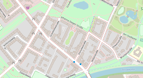 Agentur auf Satellitenbild