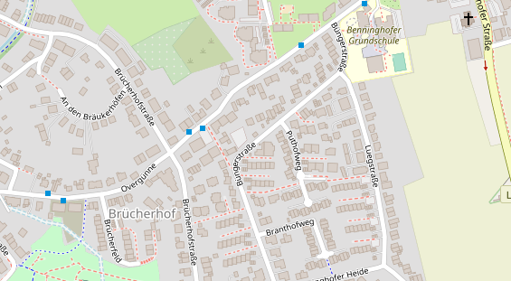 Agentur auf Satellitenbild