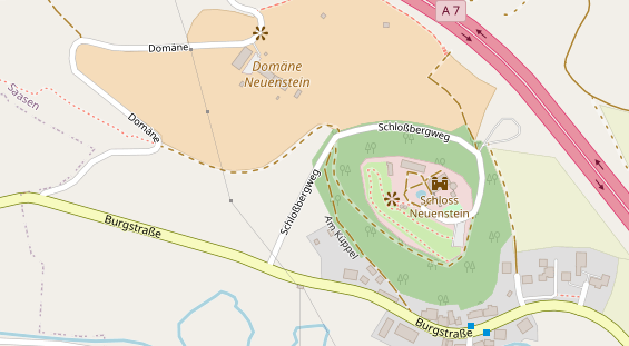 Agentur auf Satellitenbild