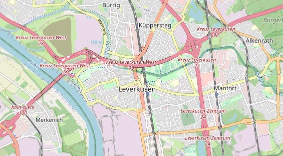 Eventlocations auf Karte