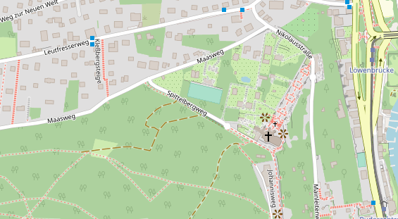 Agentur auf Satellitenbild