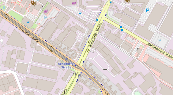 Agentur auf Satellitenbild