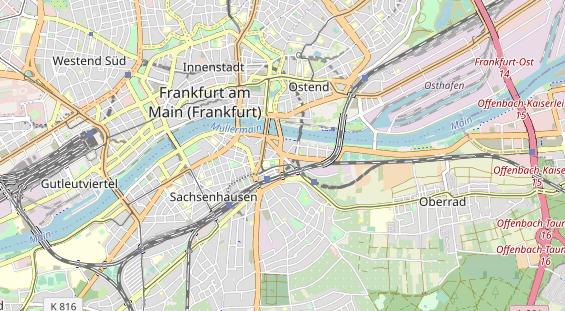 Agentur auf Karte