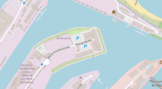 Agentur auf Satellitenbild