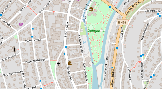 Agentur auf Satellitenbild