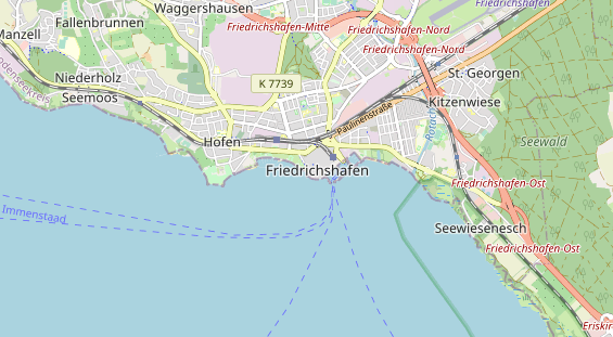 Agentur auf Karte