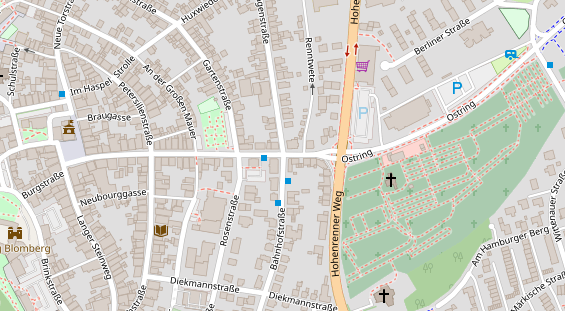 Agentur auf Satellitenbild