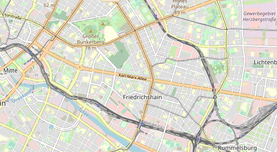 Eventlocations auf Karte