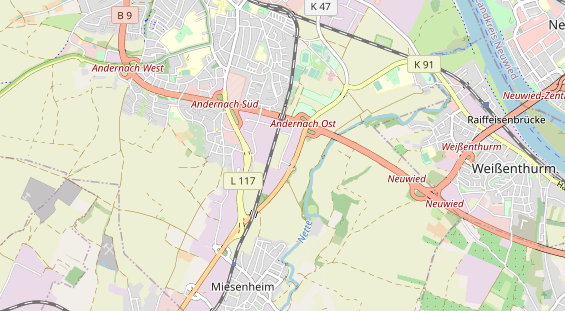 Agentur auf Karte