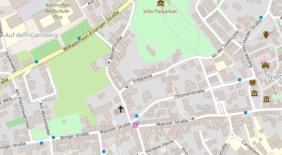 Agentur auf Satellitenbild