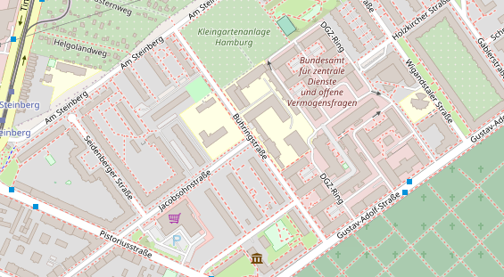 Agentur auf Satellitenbild