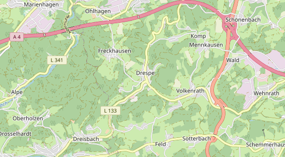 Agentur auf Karte