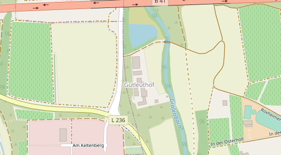 Agentur auf Satellitenbild