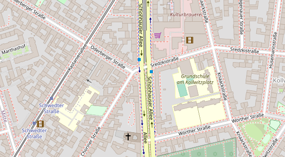 Agentur auf Satellitenbild