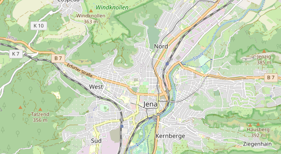 Agentur auf Karte