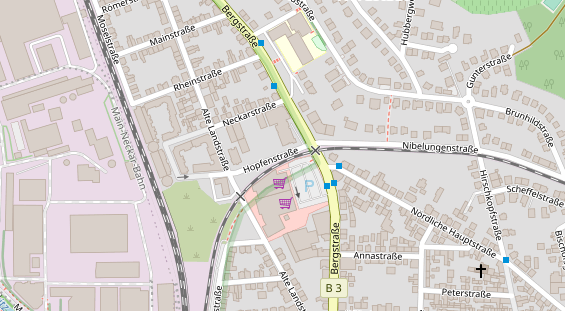 Agentur auf Satellitenbild