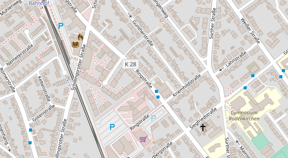 Agentur auf Satellitenbild