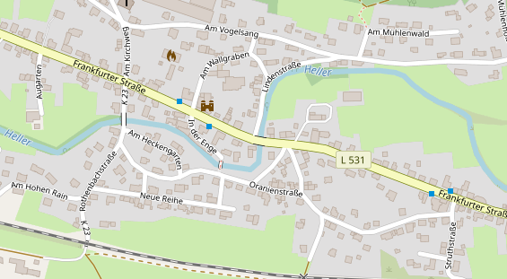 Agentur auf Satellitenbild