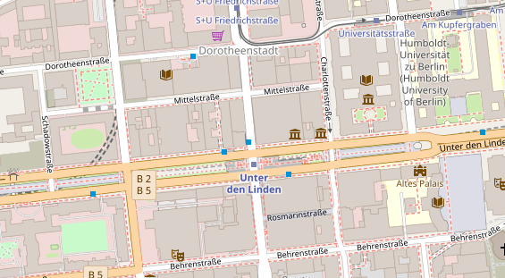Agentur auf Satellitenbild