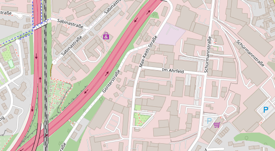 Agentur auf Satellitenbild